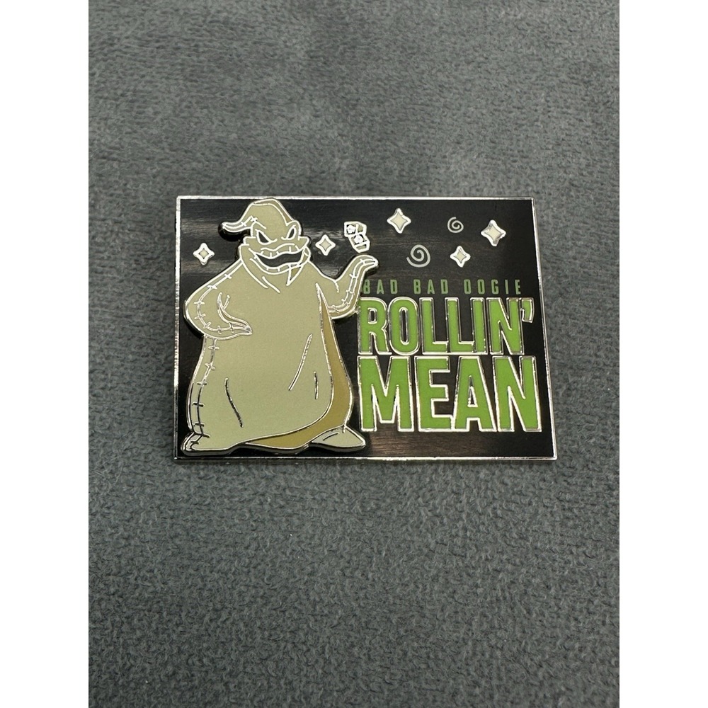 Bad Bad Oogie Boogie Rollin Mean‎ Disney Pin Trading Nightmare Before Christmas